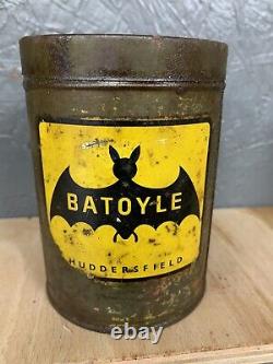 Vintage oil can automobilia petrol old Rare Batoyle