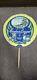 Vintage old rare advertising paper hand fan Himalaya Bouquet Made in London