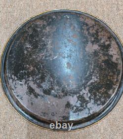 Vintage old rare collectible advertising A A Crawfords old scotch whiskytin tray