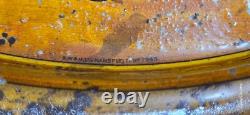 Vintage old rare collectible advertising A A Crawfords old scotch whiskytin tray