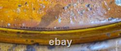 Vintage old rare collectible advertising A A Crawfords old scotch whiskytin tray