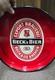 Vintage old rare collectible advertising Becks Bier tin tray