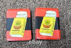Vintage old rare collectible advertising Gold flake cigarette Matchstick Litho