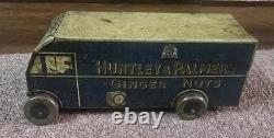 Vintage old rare collectible advertising HUNTLEY & PALMERS TRIBREK TIN PLATE LOR