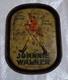 Vintage old rare collectible advertising Johnnie walker tin tray used condition