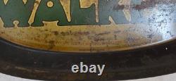 Vintage old rare collectible advertising Johnnie walker tin tray used condition