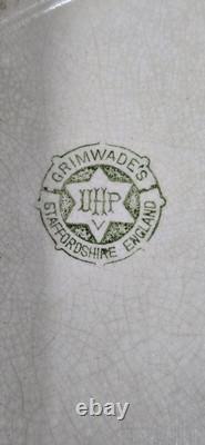Vintage old rare collectible advertising ceramic plate Grimwades Made in