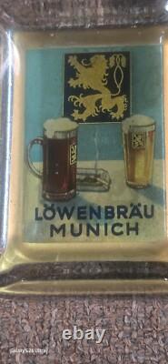 Vintage old rare collectible advertising cigarette glass ashtray