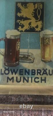 Vintage old rare collectible advertising cigarette glass ashtray