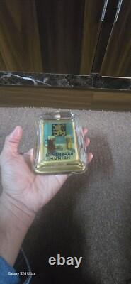 Vintage old rare collectible advertising cigarette glass ashtray