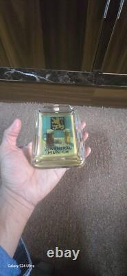 Vintage old rare collectible advertising cigarette glass ashtray