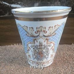 Vintage old rare collectible advertising cup