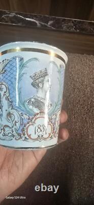 Vintage old rare collectible advertising cup