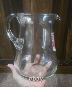 Vintage old rare collectible advertising glass becks beer jug