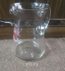 Vintage old rare collectible advertising glass becks beer jug