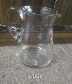 Vintage old rare collectible advertising glass becks beer jug