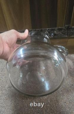Vintage old rare collectible advertising glass becks beer jug