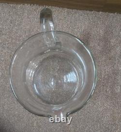 Vintage old rare collectible advertising glass becks beer jug
