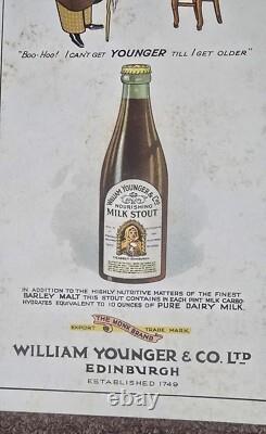 Vintage old rare collectible advertising ink blotter