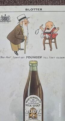 Vintage old rare collectible advertising ink blotter