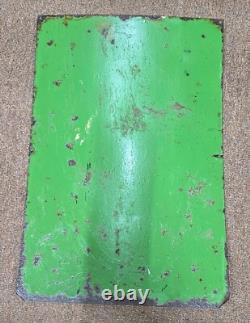 Vintage old rare collectible advertising pilot pen tin enamel sign board 12x19
