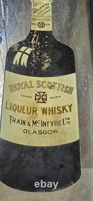 Vintage old rare collectible advertising scottish whisky london advertising