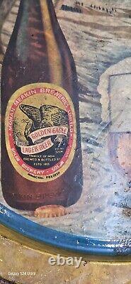 Vintage old rare collectible advertising tin tray