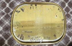 Vintage old rare collectible advertising tin tray
