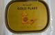 Vintage old rare collectible advertising wills gold flake cigarette tin tray