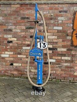 Vintage rare dominion petrol pump