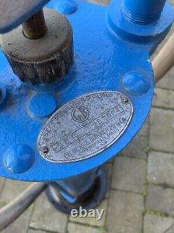 Vintage rare dominion petrol pump
