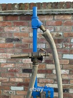 Vintage rare dominion petrol pump