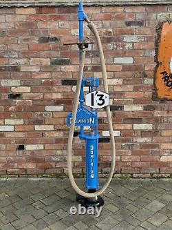 Vintage rare dominion petrol pump