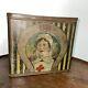 Vintage sweet biscuit tin 1920's 1930's nurse prince & Comrade good luck RARE