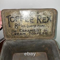 Vintage sweet biscuit tin 1920's 1930's nurse prince & Comrade good luck RARE
