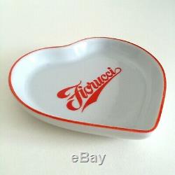 Vtg 1980's Rare Fiorucci New Wave Italian Fashion Iconic Porcelain Heart Dish