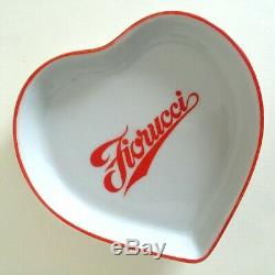 Vtg 1980's Rare Fiorucci New Wave Italian Fashion Iconic Porcelain Heart Dish