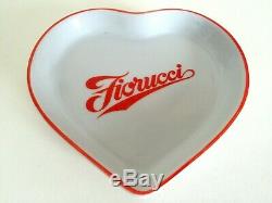 Vtg 1980's Rare Fiorucci New Wave Italian Fashion Iconic Porcelain Heart Dish