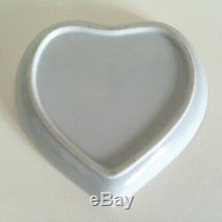 Vtg 1980's Rare Fiorucci New Wave Italian Fashion Iconic Porcelain Heart Dish