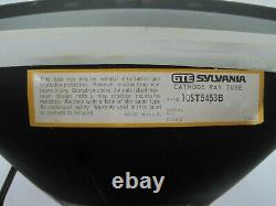 Vtg Sylvania Television Cathode Ray Picture Tube Advertising Clock with BoxRARE
