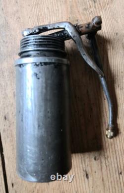WWII RAF Bsa M20 triumph vintage wesco oil can folding rare