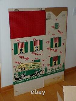 W J Dillner Moving Storage Company Dollhouse Box Truck Rare Vintage Advertising
