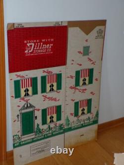 W J Dillner Moving Storage Company Dollhouse Box Truck Rare Vintage Advertising