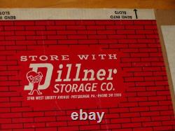 W J Dillner Moving Storage Company Dollhouse Box Truck Rare Vintage Advertising