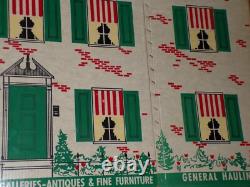 W J Dillner Moving Storage Company Dollhouse Box Truck Rare Vintage Advertising