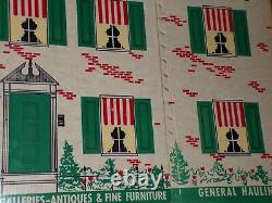 W J Dillner Moving Storage Company Dollhouse Box Truck Rare Vintage Advertising