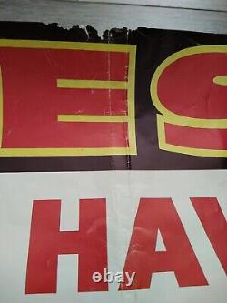 YES WE HAVE NACHOS Zesty Hot VINTAGE 1983 Gold Metal Products Promo Poster Rare